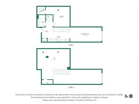 A10 Loft One Bedroom One Bathroom